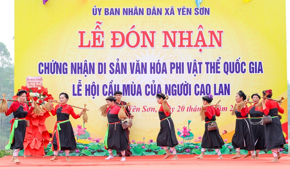 Lễ hội Cầu mùa của người Cao Lan đón nhận danh hiệu Di sản văn hóa phi vật thể quốc gia  - ảnh 2