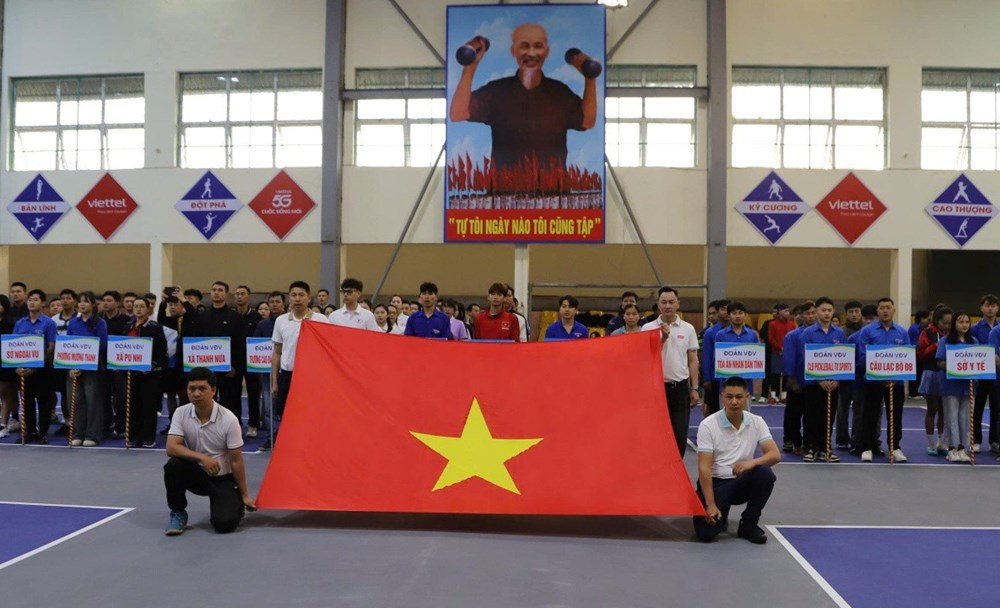 Hơn 300 VĐV tham gia Giải Pickleball kỷ niệm 95 năm Ngày thành lập Đoàn TNCS Hồ Chí Minh - ảnh 1