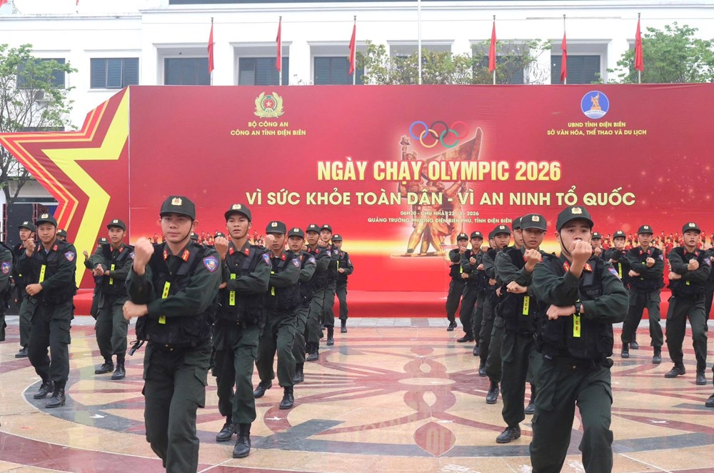 Ngày chạy Olympic tại Điện Biên thu hút  gần 23.000 người tham gia - ảnh 2