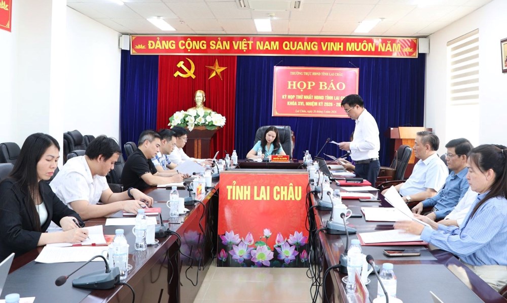 Kỳ họp thứ nhất HĐND tỉnh Lai Châu khóa XVI sẽ diễn ra ngày 31.3 - ảnh 1