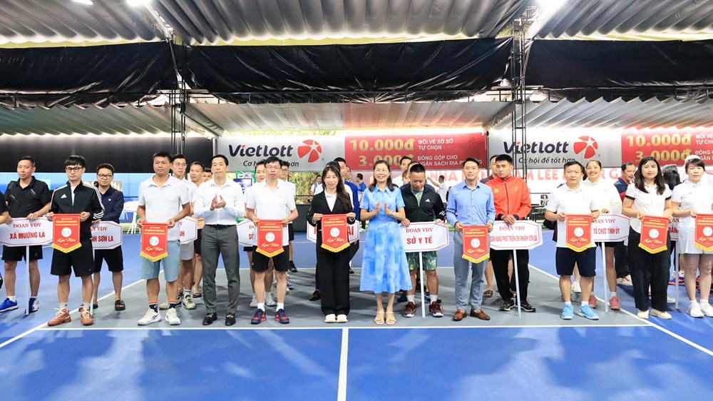 Hơn 320 VĐV tham gia Giải quần vợt, pickleball các CLB tỉnh Sơn La 2026 - ảnh 1