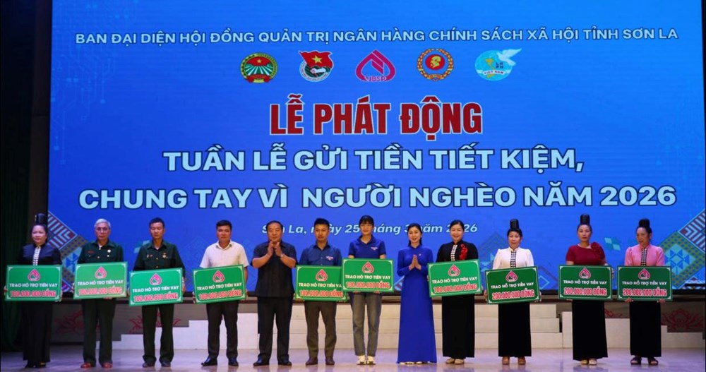 Sơn La phát động Tuần lễ gửi tiền tiết kiệm, chung tay vì người nghèo - ảnh 1