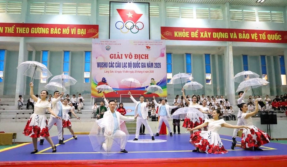 Gần 300 VĐV thi đấu tại Giải vô địch wushu các CLB quốc gia 2026 - ảnh 1