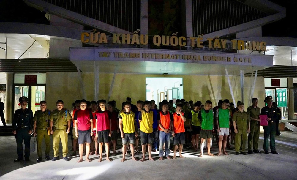 Công an Điện Biên bắt giữ 55 đối tượng lừa đảo công nghệ xuyên quốc gia - ảnh 1