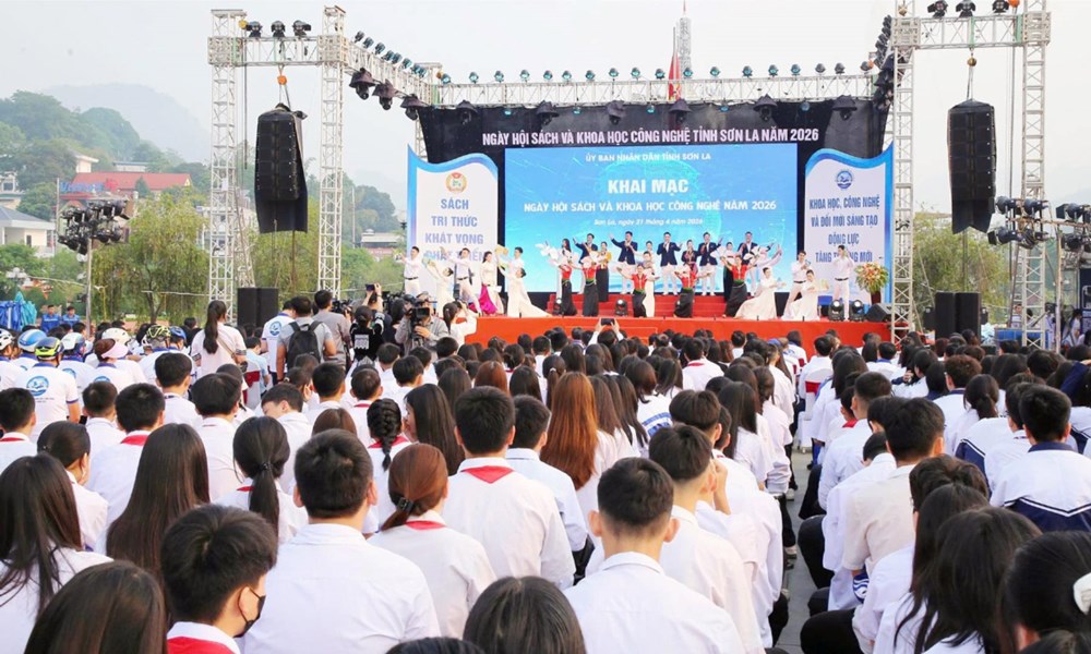 Khai mạc Ngày hội Sách và Khoa học Công nghệ tỉnh Sơn La 2026 - ảnh 1