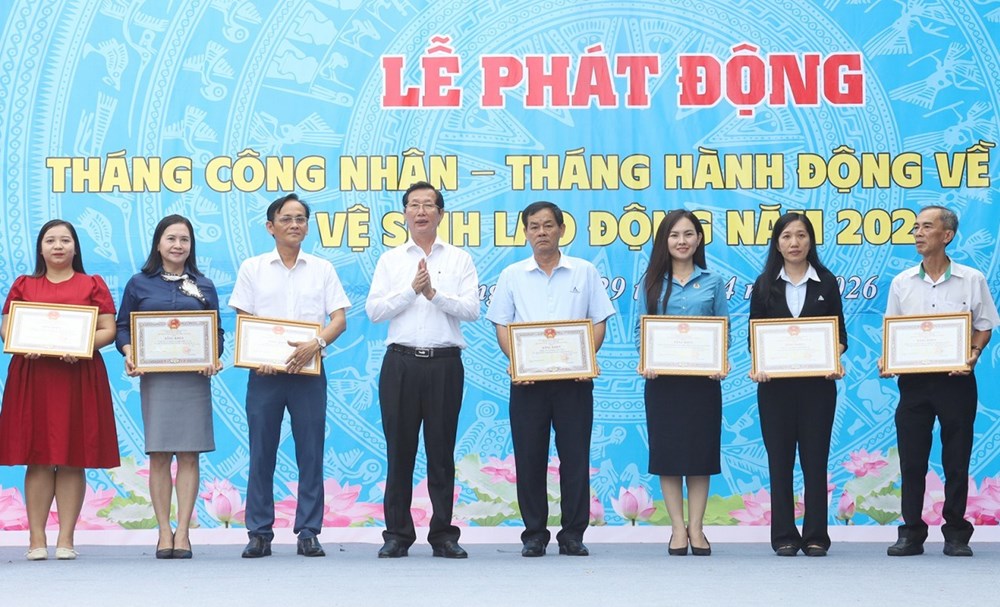 An Giang phát động Tháng hành động về an toàn, vệ sinh lao động năm 2026 - ảnh 1