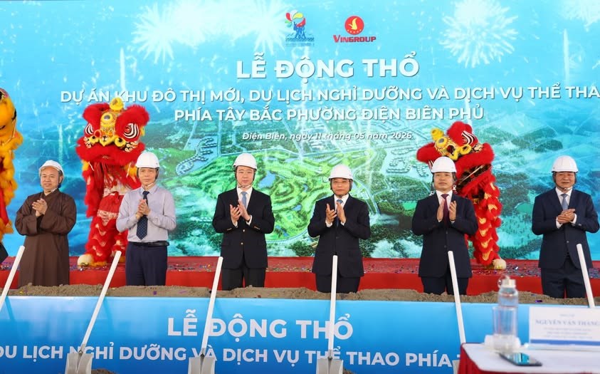 Động thổ dự án hơn 23.660 tỉ đồng phía Tây Bắc phường Điện Biên Phủ - ảnh 1