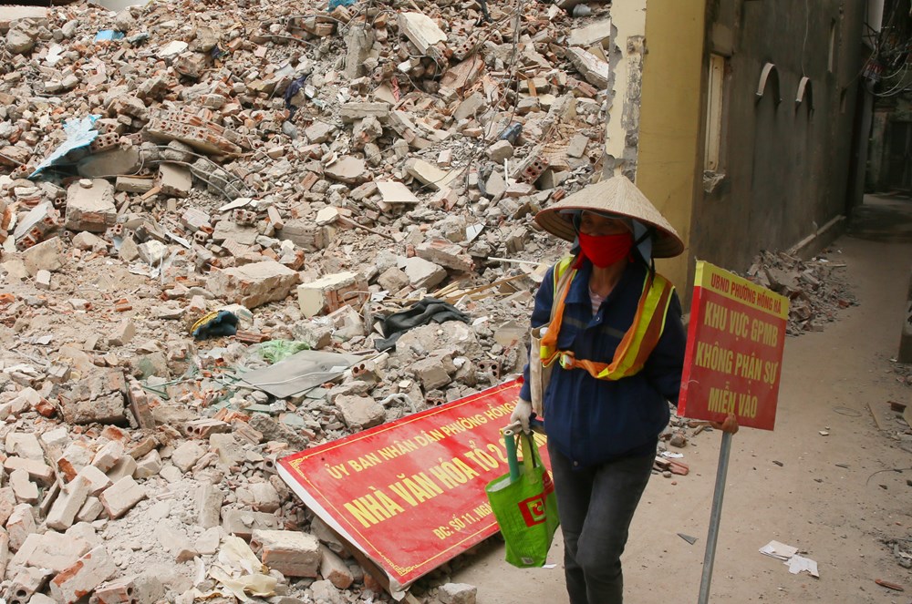 Tiến độ giải phóng mặt bằng dự án xây dựng cầu Trần Hưng Đạo và Tứ Liên đạt khoảng 99% - ảnh 10
