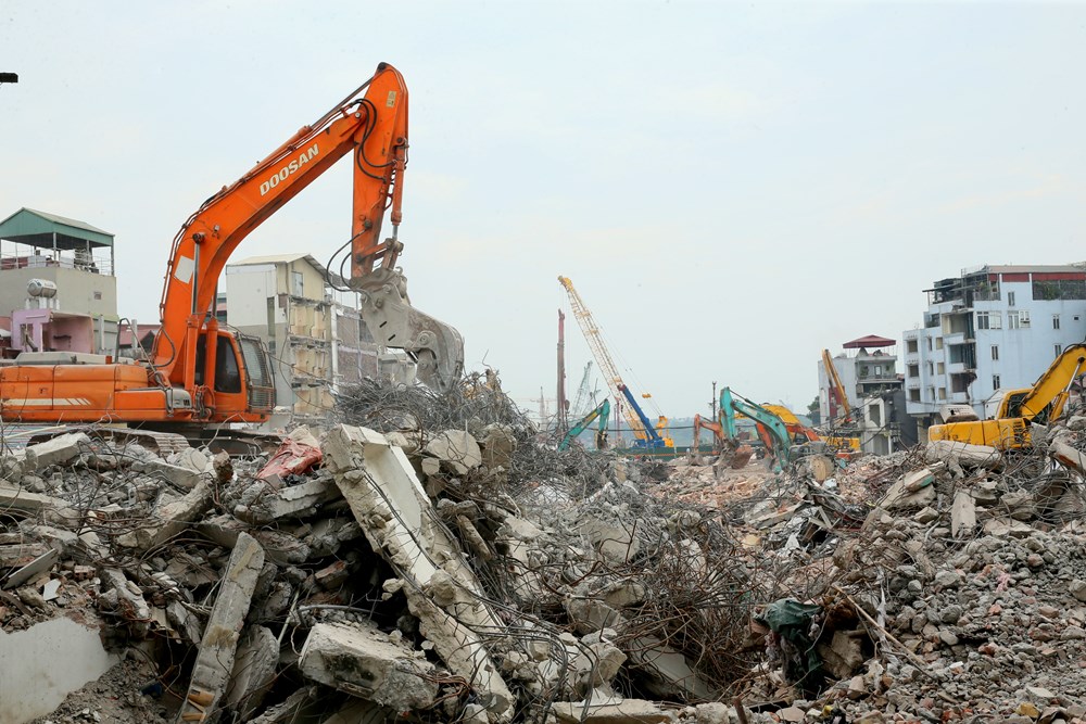 Tiến độ giải phóng mặt bằng dự án xây dựng cầu Trần Hưng Đạo và Tứ Liên đạt khoảng 99% - ảnh 13