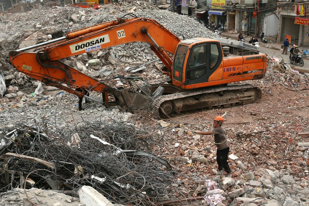 Tiến độ giải phóng mặt bằng dự án xây dựng cầu Trần Hưng Đạo và Tứ Liên đạt khoảng 99% - ảnh 16
