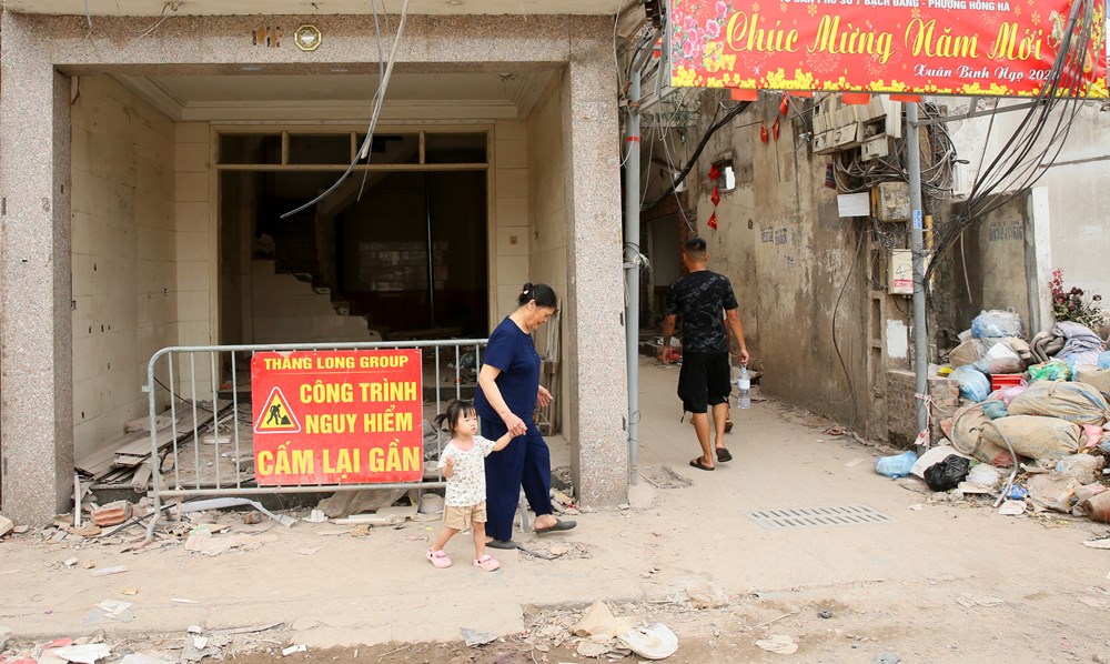 Tiến độ giải phóng mặt bằng dự án xây dựng cầu Trần Hưng Đạo và Tứ Liên đạt khoảng 99% - ảnh 18