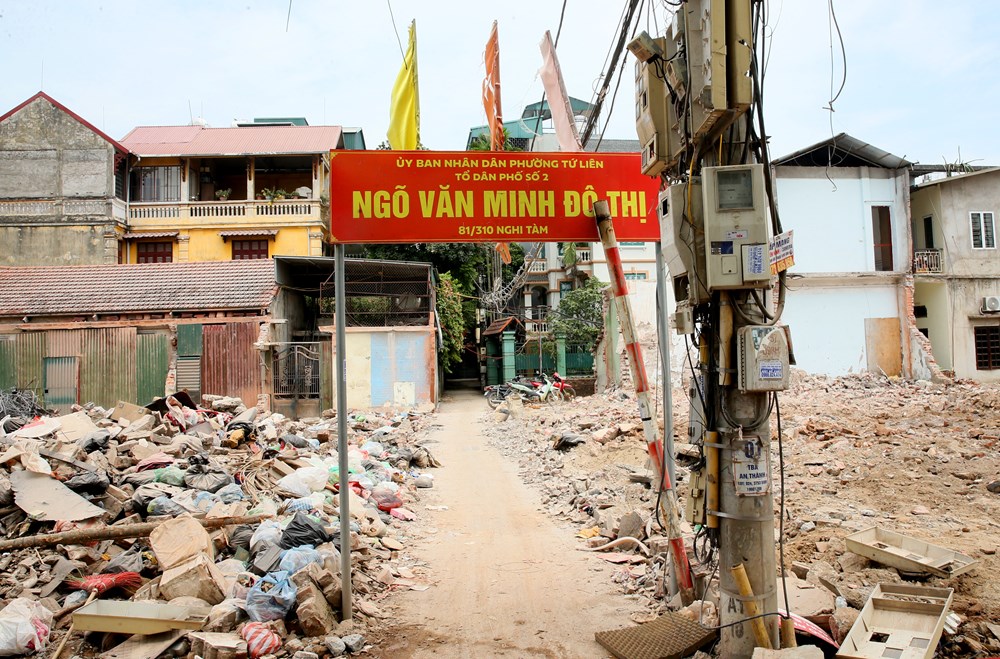 Tiến độ giải phóng mặt bằng dự án xây dựng cầu Trần Hưng Đạo và Tứ Liên đạt khoảng 99% - ảnh 6