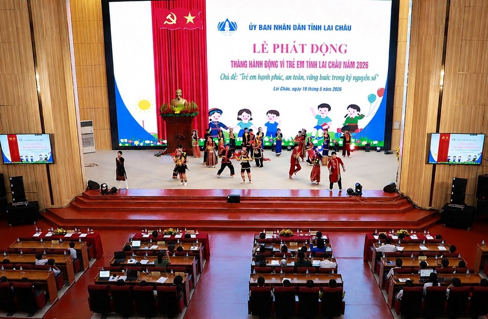 Lai Châu phát động Tháng hành động vì trẻ em năm 2026 - ảnh 1