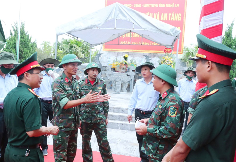 Triển khai lấy mẫu đối với 80 hài cốt liệt sĩ hi sinh trên đất bạn Lào - ảnh 2