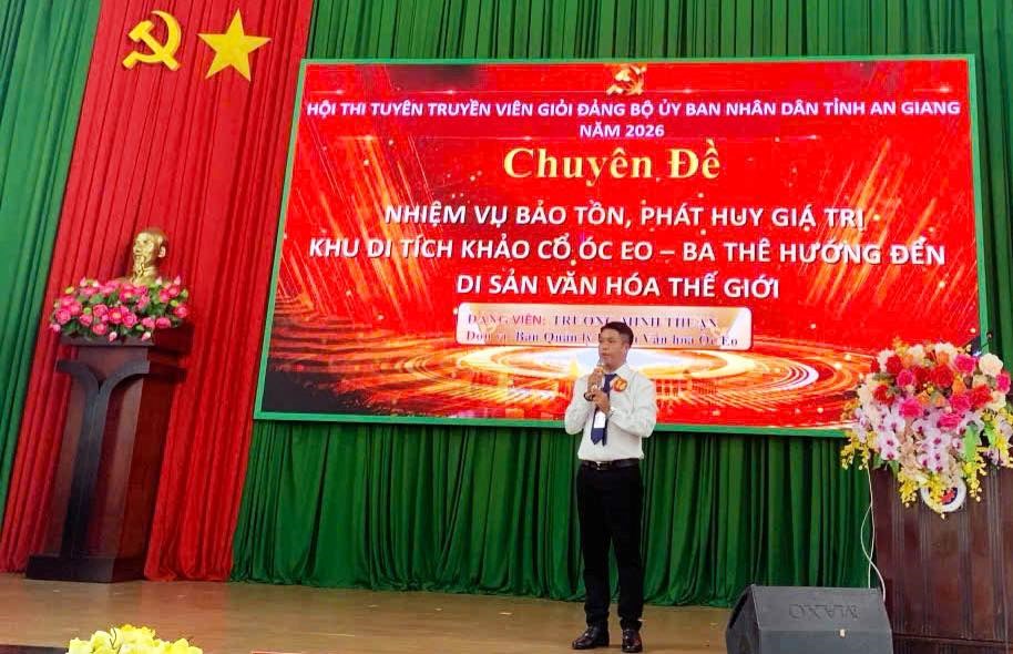 21 thí sinh tham gia Hội thi Tuyên truyền viên giỏi tỉnh An Giang - ảnh 1