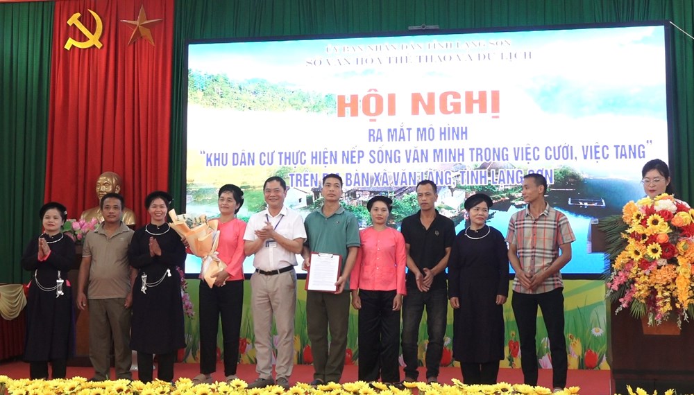 Văn Lãng ra mắt mô hình ” việc cưới, việc tang văn minh” lan tỏa nếp sống mới - ảnh 2