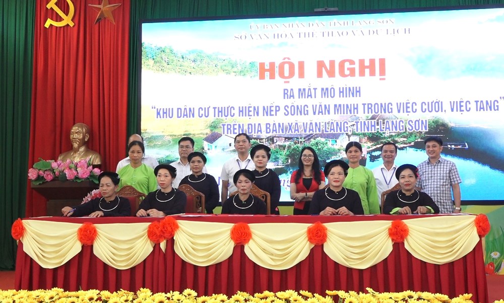 Văn Lãng ra mắt mô hình ” việc cưới, việc tang văn minh” lan tỏa nếp sống mới - ảnh 3