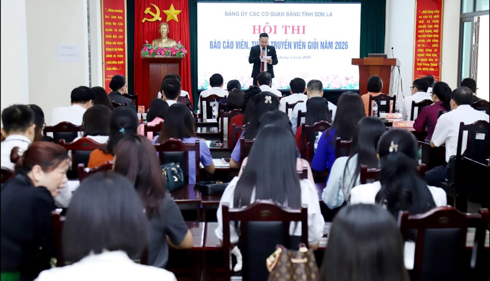 16 thí sinh tham gia Hội thi tuyên truyền viên giỏi lan tỏa Nghị quyết Đại hội XIV - ảnh 1