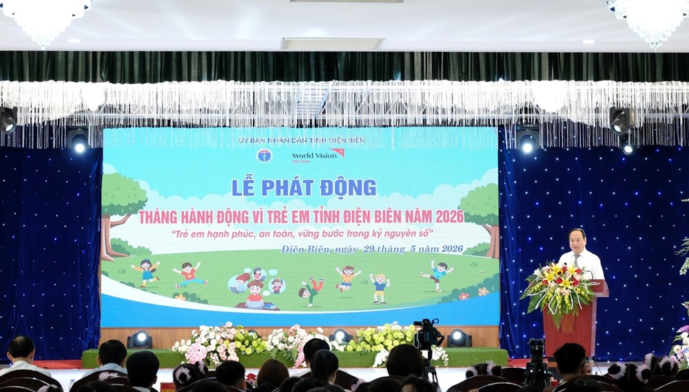 Điện Biên phát động Tháng hành động Vì trẻ em năm 2026 - ảnh 2