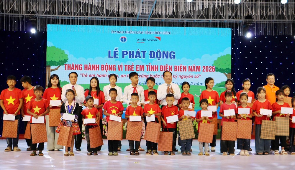 Điện Biên phát động Tháng hành động Vì trẻ em năm 2026 - ảnh 3