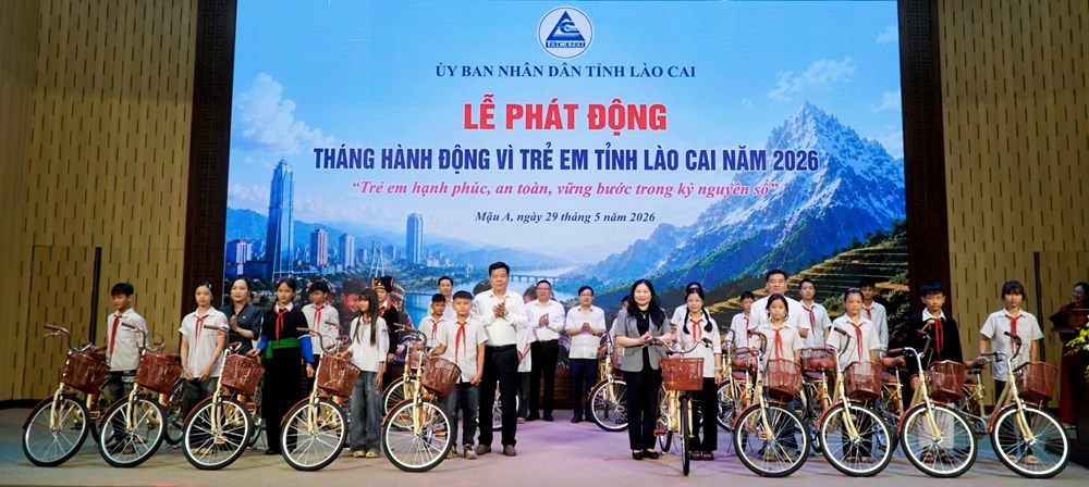 Phát động Tháng hành động vì trẻ em Lào Cai năm 2026 - ảnh 3