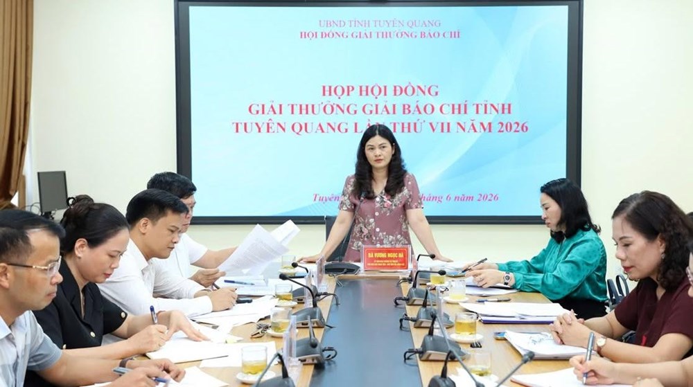 53 tác phẩm đoạt Giải báo chí tỉnh Tuyên Quang lần thứ VII năm 2026 - ảnh 1