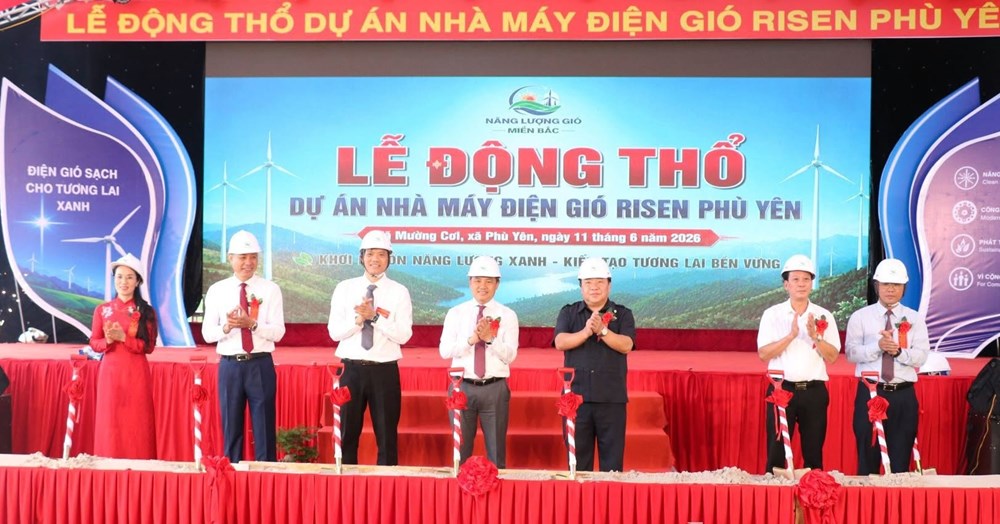 Sơn La khởi công dự án nhà máy điện gió với tổng vốn đầu tư 2.940 tỉ đồng - ảnh 1
