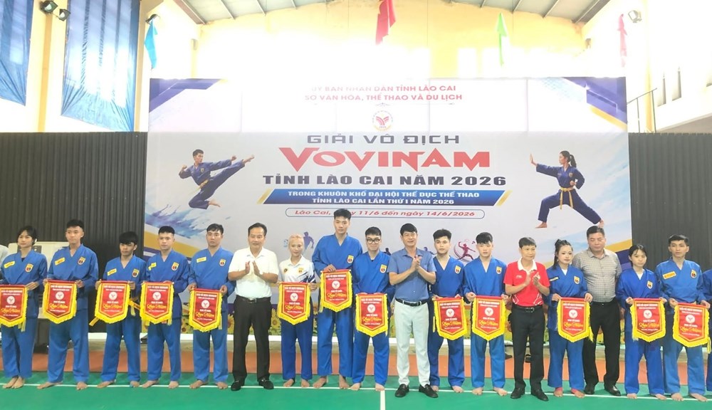Gần 200 VĐV tham gia Giải vô địch Vovinam tỉnh Lào Cai năm 2026 - ảnh 1