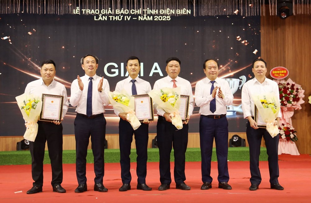 40 tác phẩm được trao Giải báo chí tỉnh Điện Biên lần thứ IV - ảnh 1