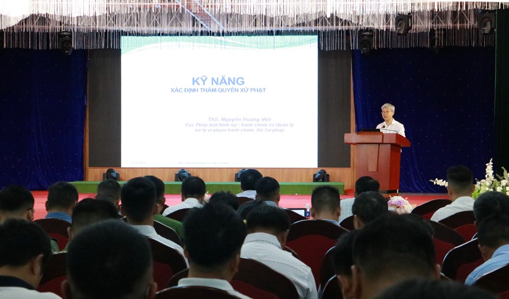 Nâng cao hiệu quả thi hành pháp luật và xử lý vi phạm hành chính - ảnh 1