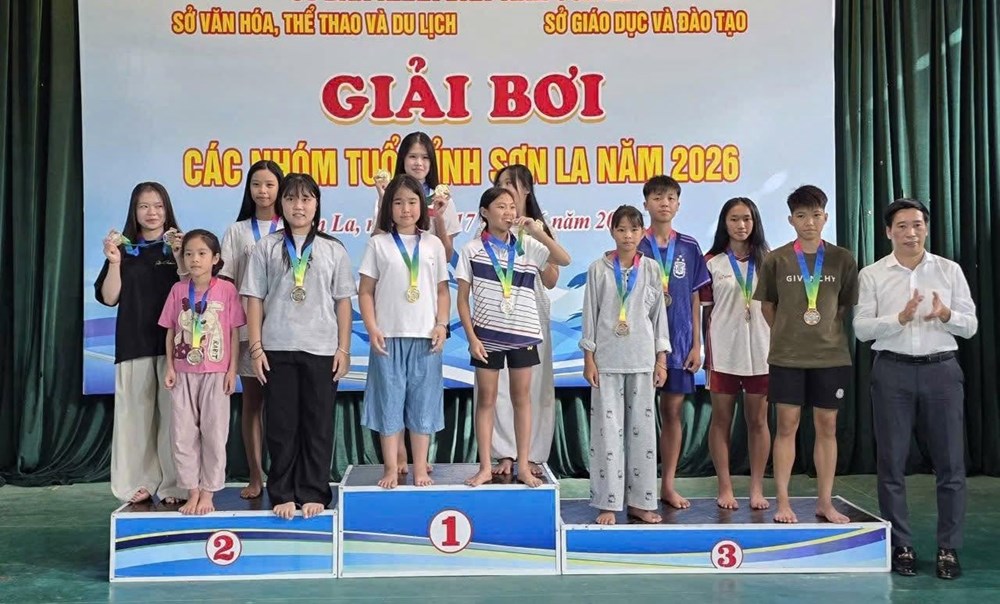 Sôi nổi Giải bơi các nhóm tuổi tỉnh Sơn La năm 2026 - ảnh 2