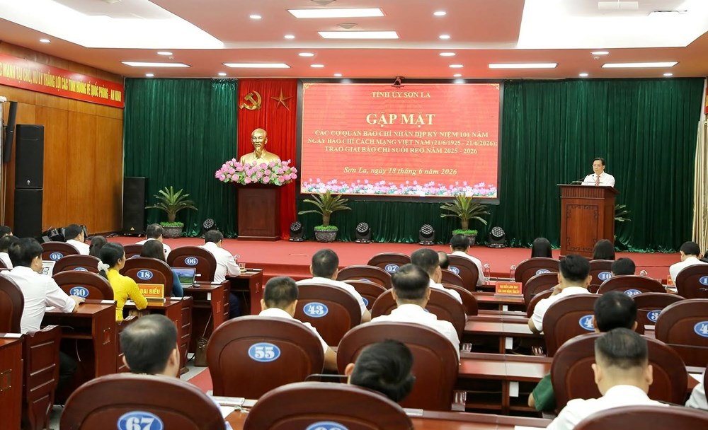 Sơn La gặp mặt các cơ quan báo chí nhân kỉ niệm 101 năm Ngày Báo chí Cách mạng Việt Nam ​ - ảnh 1