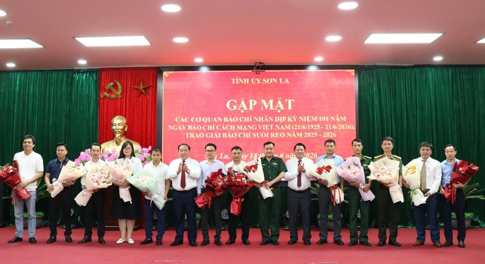 Sơn La gặp mặt các cơ quan báo chí nhân kỉ niệm 101 năm Ngày Báo chí Cách mạng Việt Nam ​ - ảnh 3