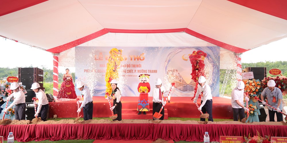 Điện Biên khởi công dự án nhà ở xã hội đầu tiên hơn 70 tỉ đồng - ảnh 1
