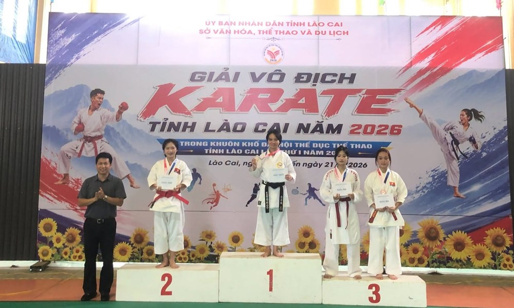 Bế mạc Giải vô địch Karate tỉnh Lào Cai 2026 - ảnh 2