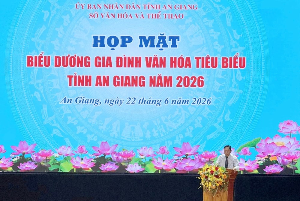 An Giang biểu dương 85 gia đình văn hóa tiêu biểu năm 2026   - ảnh 2