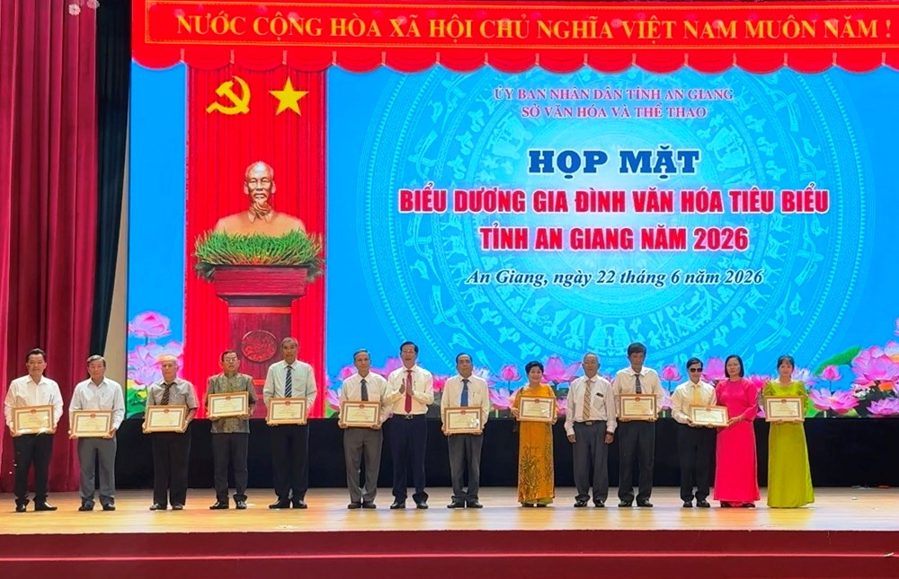 An Giang biểu dương 85 gia đình văn hóa tiêu biểu năm 2026   - ảnh 3