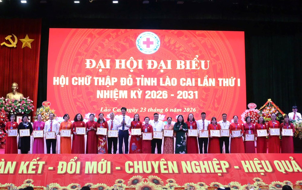 Kỳ vọng mới từ Đại hội đại biểu Hội Chữ thập đỏ tỉnh Lào Cai nhiệm kì 2026-2031 - ảnh 4