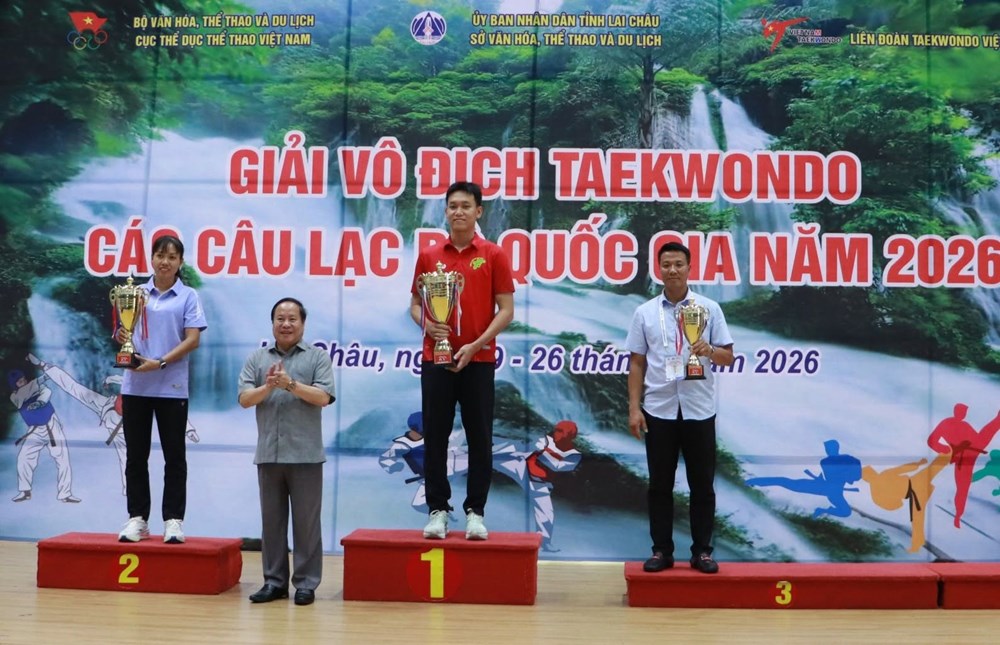 Bế mạc Giải Vô địch Taekwondo các CLB quốc gia 2026 - ảnh 1