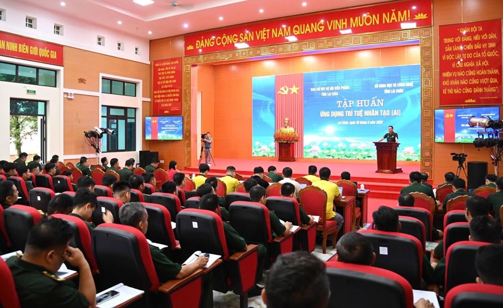 Nâng cao kĩ năng ứng dụng AI cho Bộ đội Biên phòng Lai Châu - ảnh 1