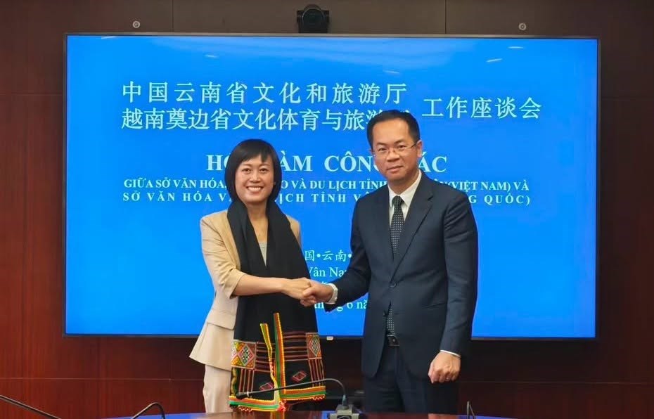 Điện Biên tăng cường hợp tác văn hóa, du lịch với tỉnh Vân Nam (Trung Quốc) - ảnh 1