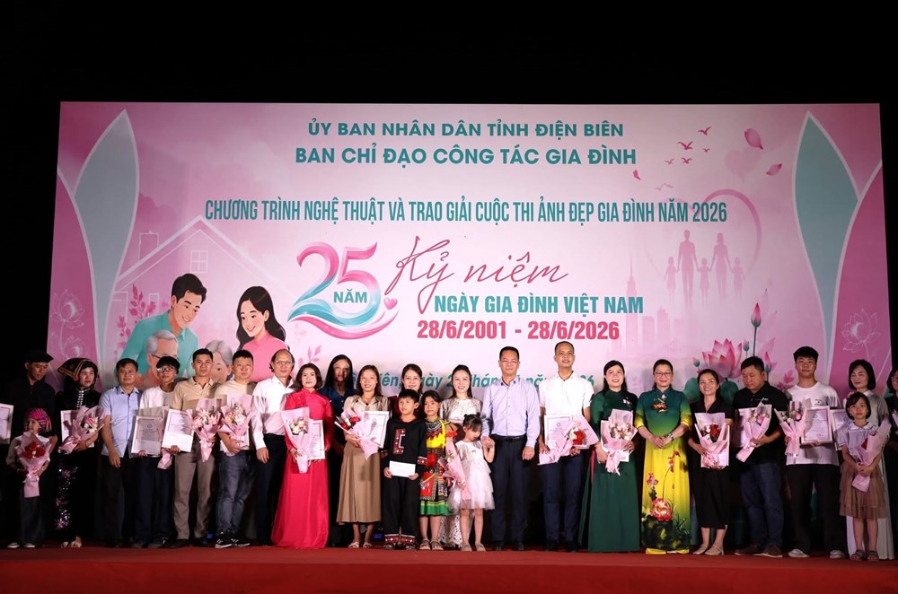 16 tác phẩm đoạt giải Cuộc thi Ảnh đẹp gia đình tỉnh Điện Biên 2026 - ảnh 2