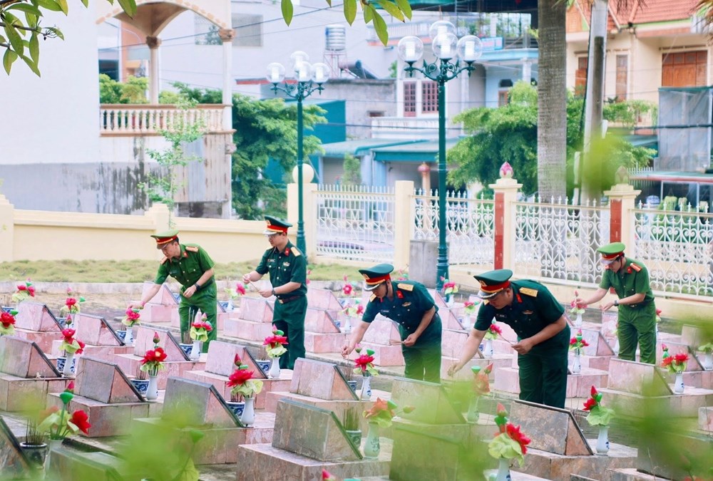 Sơn La lấy mẫu ADN hài cốt liệt sĩ tại phường Mộc Châu - ảnh 3