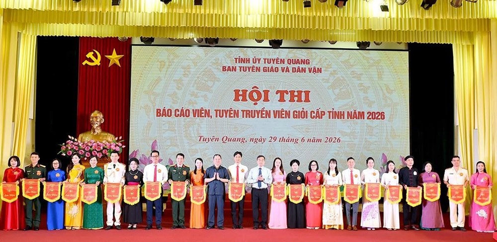  Tuyên Quang lan tỏa Nghị quyết qua Hội thi Báo cáo viên, tuyên truyền viên giỏi 2026 - ảnh 1