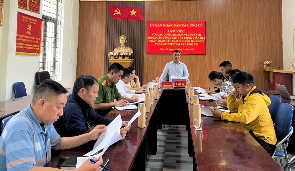 Lũng Cú sẵn sàng đón Đoàn tái đánh giá Công viên địa chất toàn cầu UNESCO - ảnh 1
