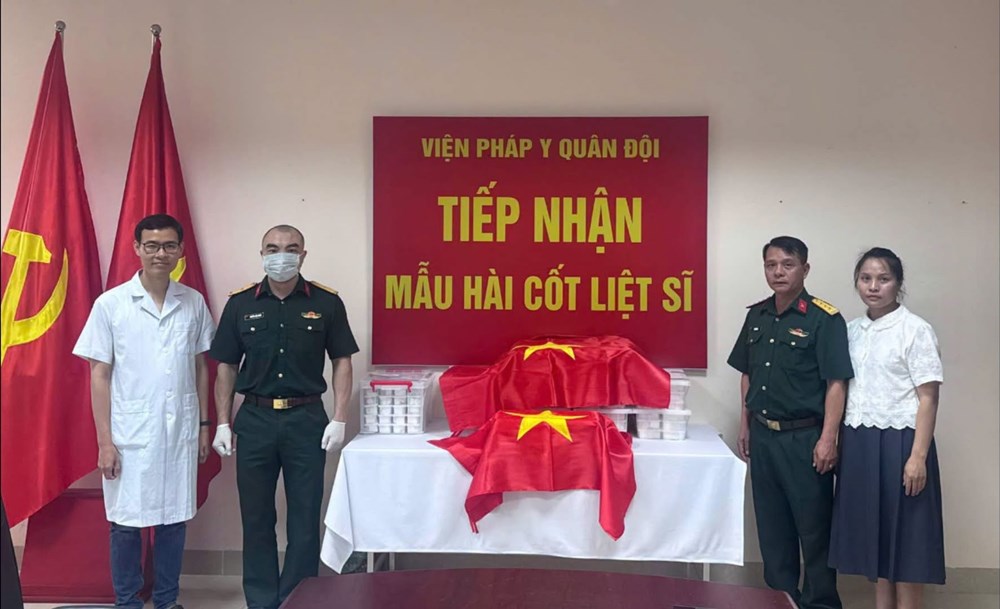 Điện Biên bàn giao 388 mẫu hài cốt liệt sĩ phục vụ giám định ADN - ảnh 1