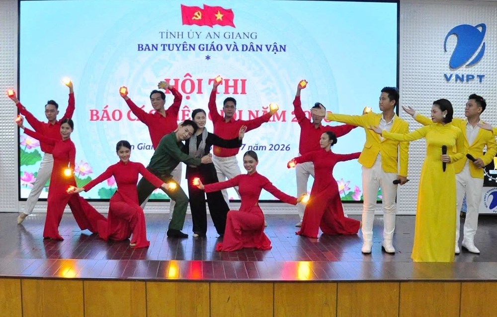 30 thí sinh tiêu biểu tham gia Hội thi Báo cáo viên giỏi tỉnh An Giang - ảnh 1