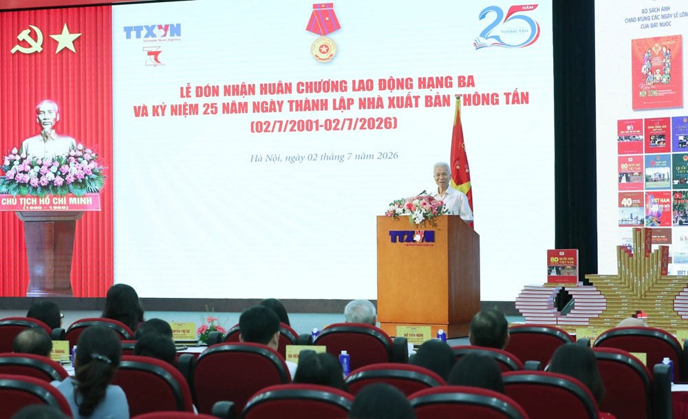 Nhà xuất bản Thông tấn đón Huân chương Lao động hạng Ba - ảnh 9