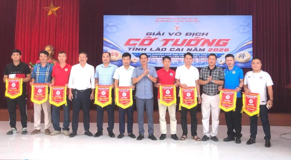 Khai mạc Giải vô địch cờ tướng tỉnh Lào Cai năm 2026 - ảnh 1