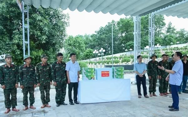 Động viên lực lượng lấy mẫu ADN tại Nghĩa trang Liệt sĩ Him Lam và Tông Khao - ảnh 4